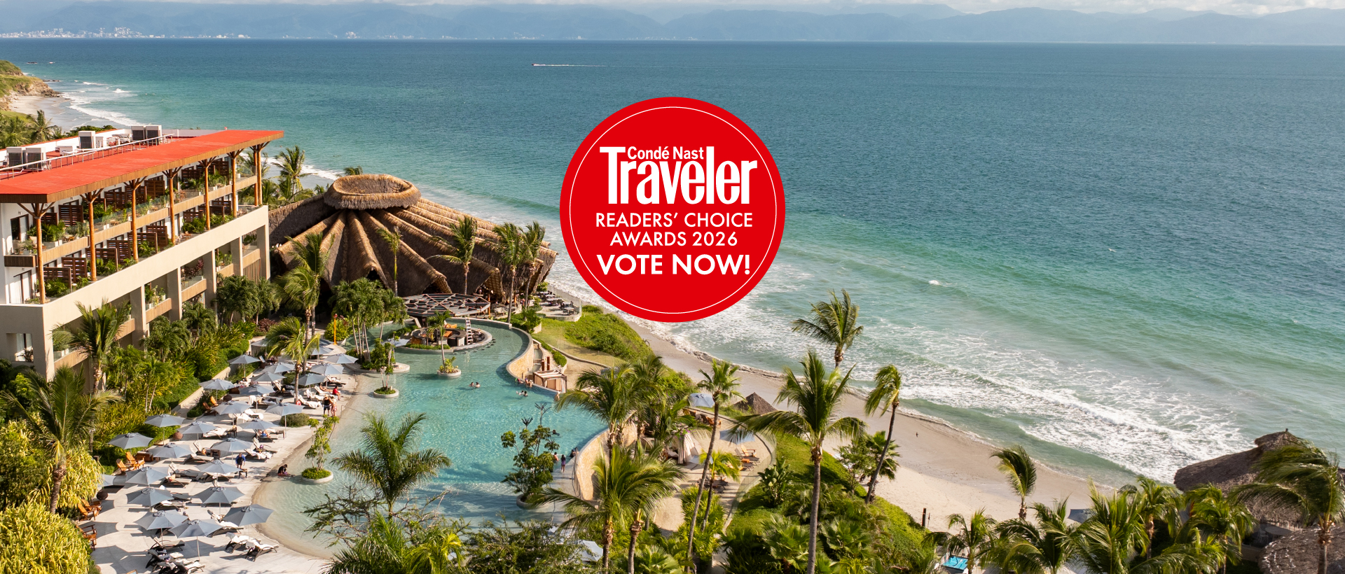 Un momento especial para Marival Resorts: nuestros tres hoteles nominados a los Condé Nast Readers’ Choice Awards